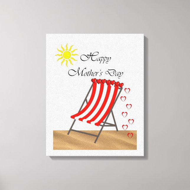 Stretched Canvas Print Mother's Day Leinwand (Vorderseite)