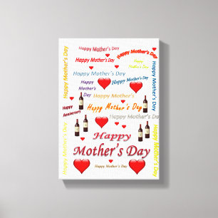 Stretched Canvas Print Mother's Day Leinwand
