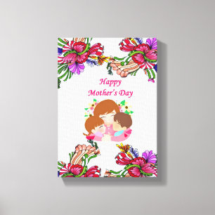 Stretched Canvas Print Mother's Day Leinwand