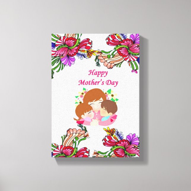 Stretched Canvas Print Mother's Day Leinwand (Vorderseite)