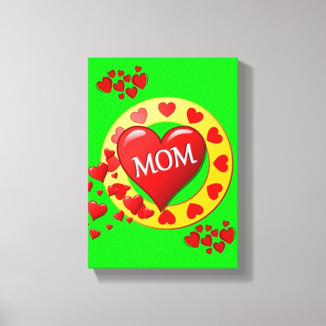 Stretched Canvas Print Mother's Day Leinwand (Vorderseite)