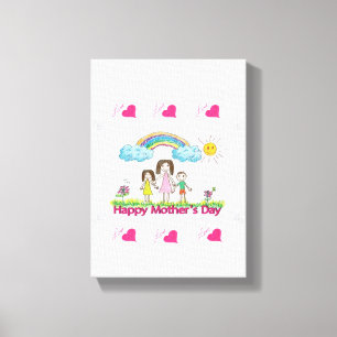 Stretched Canvas Print Mother's Day Leinwand