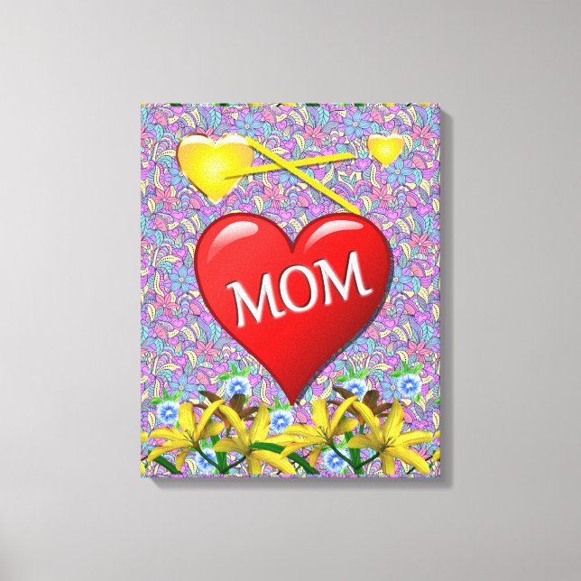 Stretched Canvas Print Mother's Day Leinwand (Vorderseite)