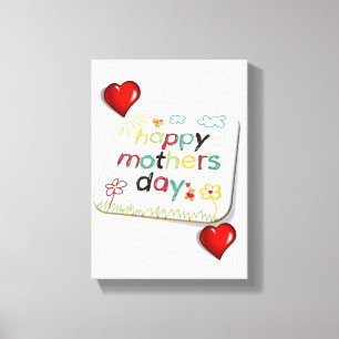Stretched Canvas Print Mother's Day Leinwand