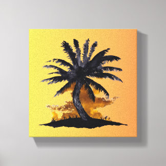 Stretched Canvas Print - Palme Tree Leinwanddruck