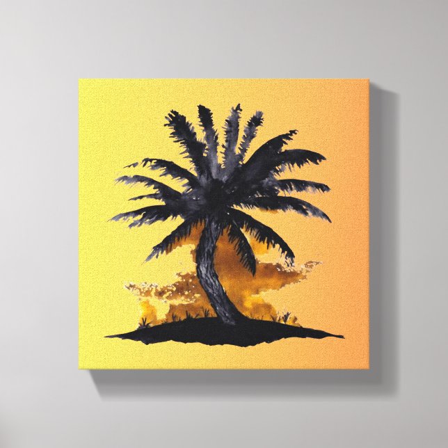 Stretched Canvas Print - Palme Tree Leinwanddruck (Vorderseite)
