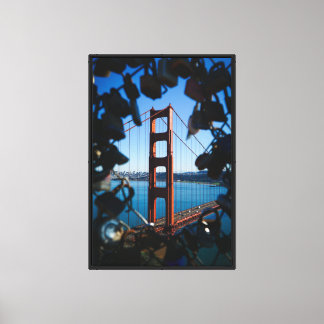 Stretched Canvas Print - SF Golden Gate Bridge Leinwanddruck