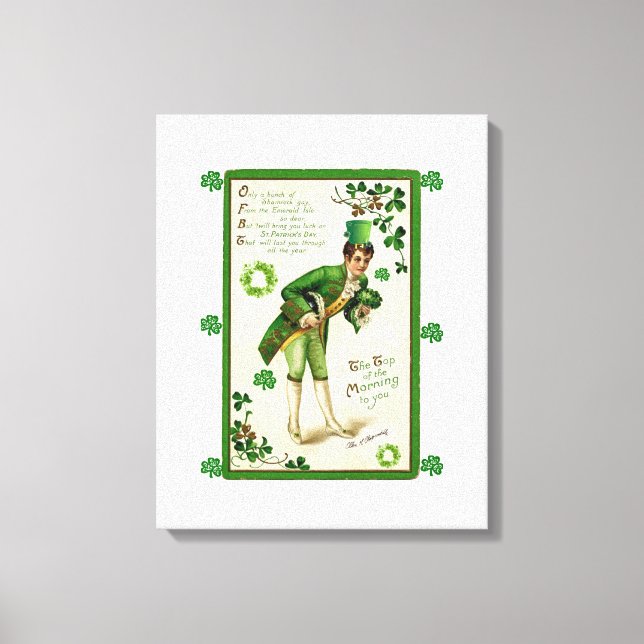 Stretched Canvas Print St. Patrick's Day Leinwanddruck (Vorderseite)