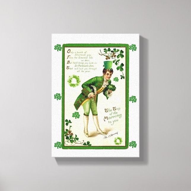 Stretched Canvas Print St. Patrick's Day Leinwanddruck (Vorderseite)