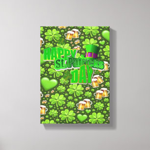 Stretched Canvas Print St. Patrick's Day Leinwanddruck