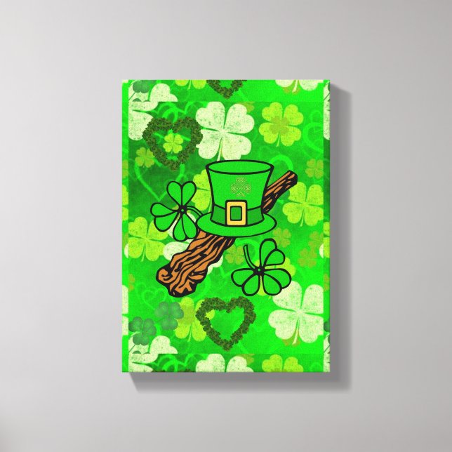 Stretched Canvas Print St. Patrick's Day Leinwanddruck (Vorderseite)