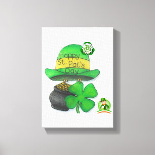 Stretched Canvas Print St. Patrick's Day Leinwanddruck