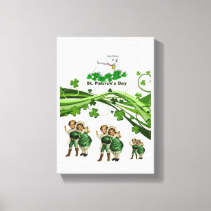 Stretched Canvas Print St. Patrick's Day Leinwanddruck
