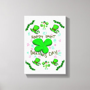 Stretched Canvas Print St. Patrick's Day Leinwanddruck