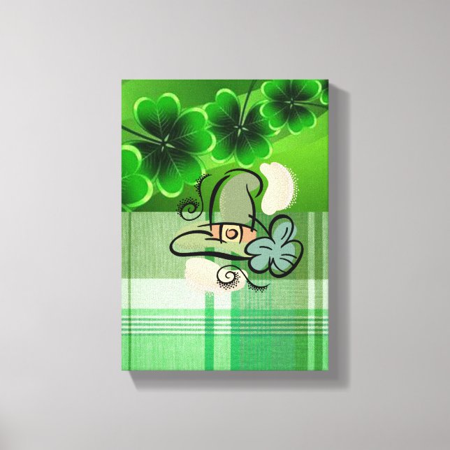 Stretched Canvas Print St. Patrick's Day Leinwanddruck (Vorderseite)