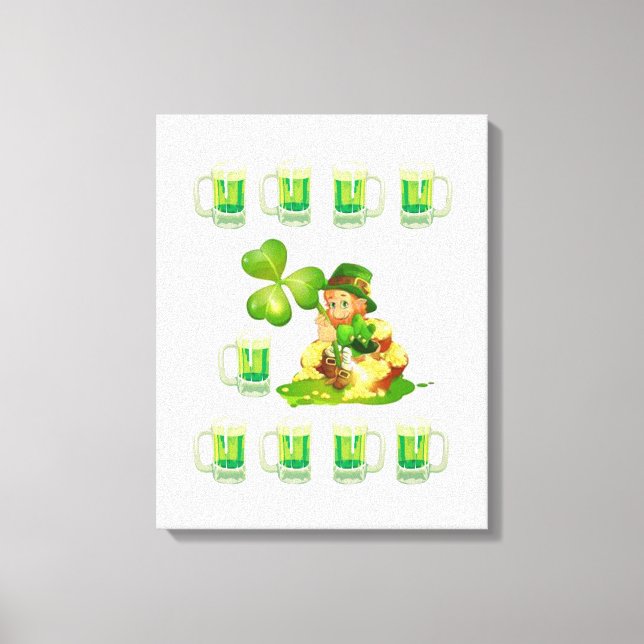 Stretched Canvas Print St. Patrick's Day Leinwanddruck (Vorderseite)