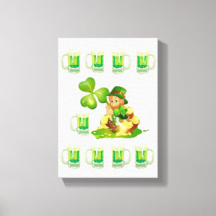 Stretched Canvas Print St. Patrick's Day Leinwanddruck