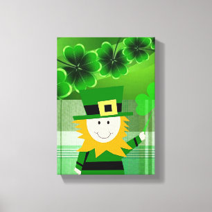 Stretched Canvas Print St. Patrick's Day Leinwanddruck