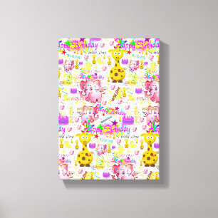 Stretched Canvas Print Wild One Leinwanddruck