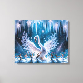 Stretched Canvas Print Winter Leinwanddruck