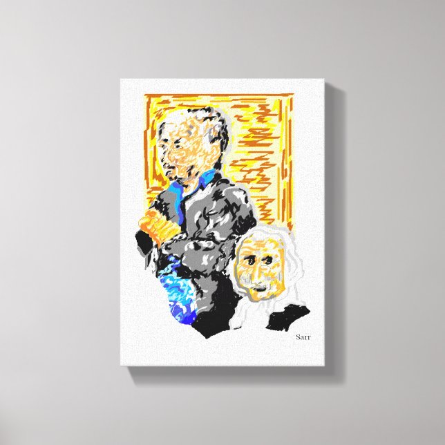 Stretchierte Canvas Print : Genießen Sie die Bezah Leinwanddruck (Vorderseite)