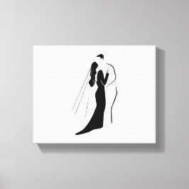 Stretchierte Canvas Print - Hochzeit Leinwanddruck
