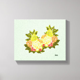 Stretchierte Canvas Print : Tropische Früchte Leinwanddruck