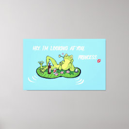 Stretchierte Canvas Print Valentine's Day Funny Fr Leinwanddruck