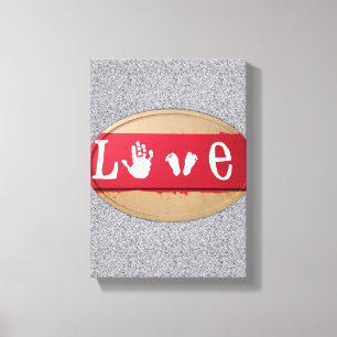 Stretchierte Canvas Print Valentine's Day Liebe Leinwanddruck