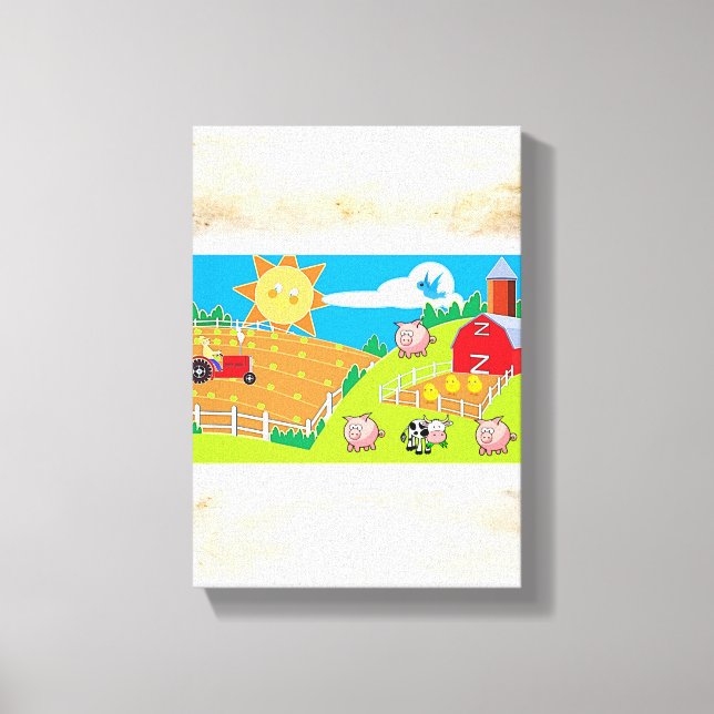 Stretchierte Canvas Print Vatertag Leinwand (Vorderseite)