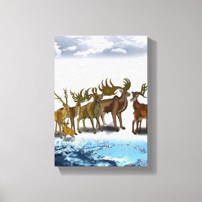 Stretchierte Canvas Print Vatertag Leinwand (Vorderseite)