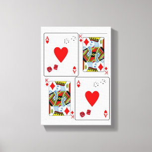 Stretchierte Canvas Print Vatertag Leinwand