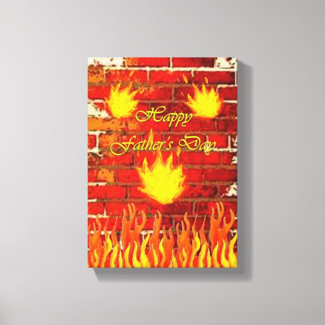 Stretchierte Canvas Print Vatertag Leinwand (Vorderseite)