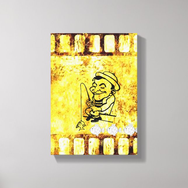 Stretchierte Canvas Print Vatertag Leinwand (Vorderseite)