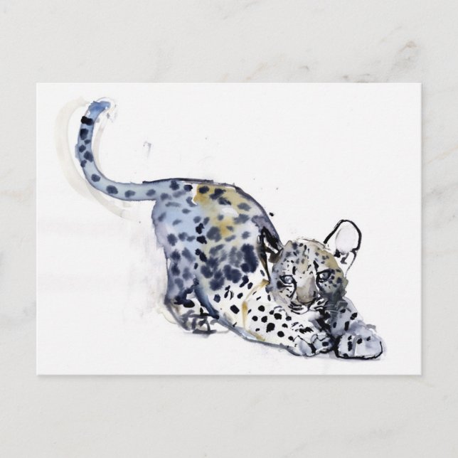 Stretching Cube Postkarte (Vorderseite)