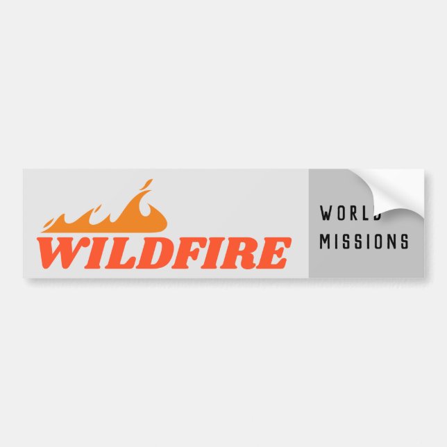Streufeuer Autoaufkleber (Vorne)