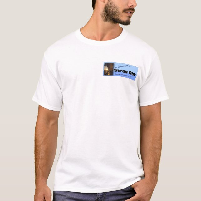 Streukatzen-Lebensmitte-Krisen-Ausflug T-Shirt (Vorderseite)