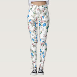 Streumuster für Pillen Leggings