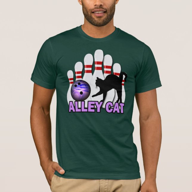 Streunende Katze T-Shirt (Vorderseite)