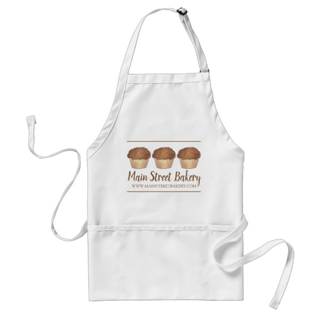 Streusel Crumb Muffin, gebacken von Bäckerei Baker Schürze (Vorne)