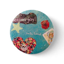 Streuungs-Freude! Collagen-Glitzer-Button