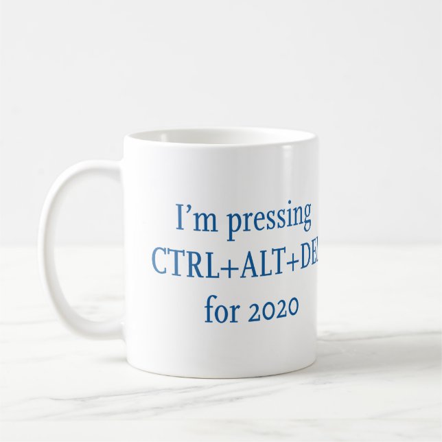 STRG + ALT + DEL 2020 KAFFEETASSE (Links)