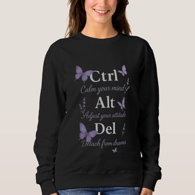 STRG,ALT,DEL SWEATSHIRT (Vorderseite)