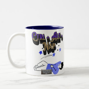 Strg + Alt + Nickerchen Tasse Funny Programmer &