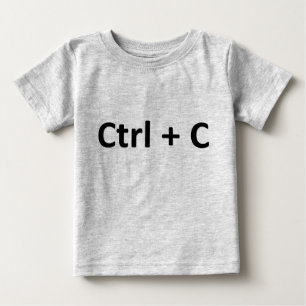 Strg C Strg V Copy Paste Twins Baby T-shirt