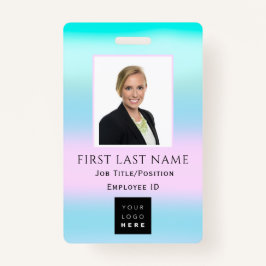 Strichcode Foto Name IDCard NURSE Gesundheitsmediz Ausweis