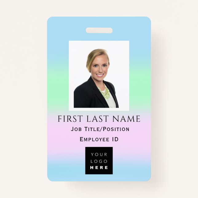 Strichcode Foto Name IDCard NURSE Health CareDocto Ausweis (Vorderseite)