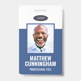 Strichcode für den Benutzer des Logos Ausweis