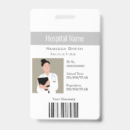 Strichcode-ID für das benutzerdefinierte Foto Ausweis