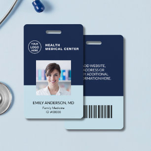 Strichcode-ID Krankenhaus Klinik Arzt Mitarbeiter Ausweis